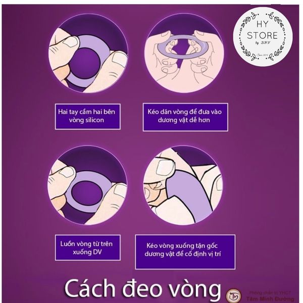 Vòng đeo TITAN Cock Ring Silicone Co Giãn, Hỗ trợ Tăng Cường Sinh Lý Nam, Kéo Dài Thời Gian (Set 3 cái)