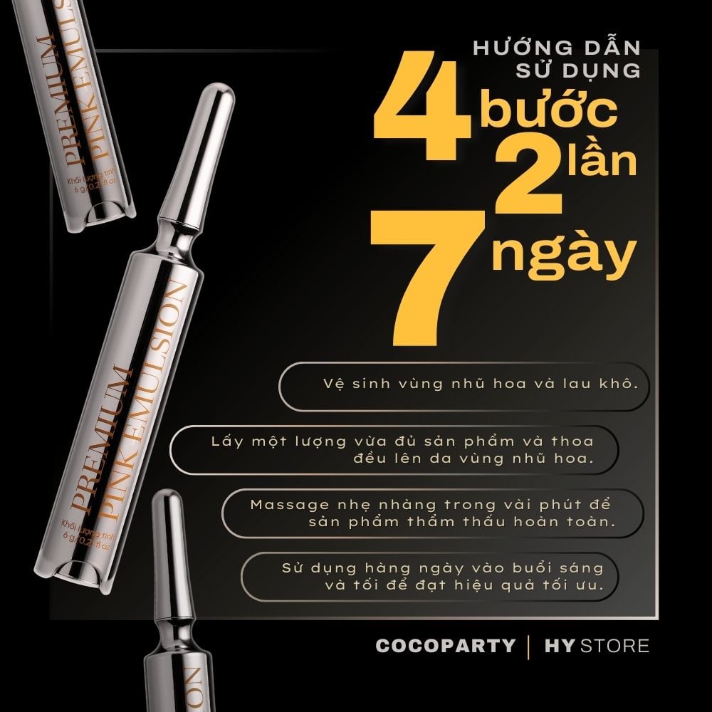 Kem Làm Hồng Nhũ Hoa COCOPARTY Cho Nam – Hiệu Quả Nhanh, An Toàn