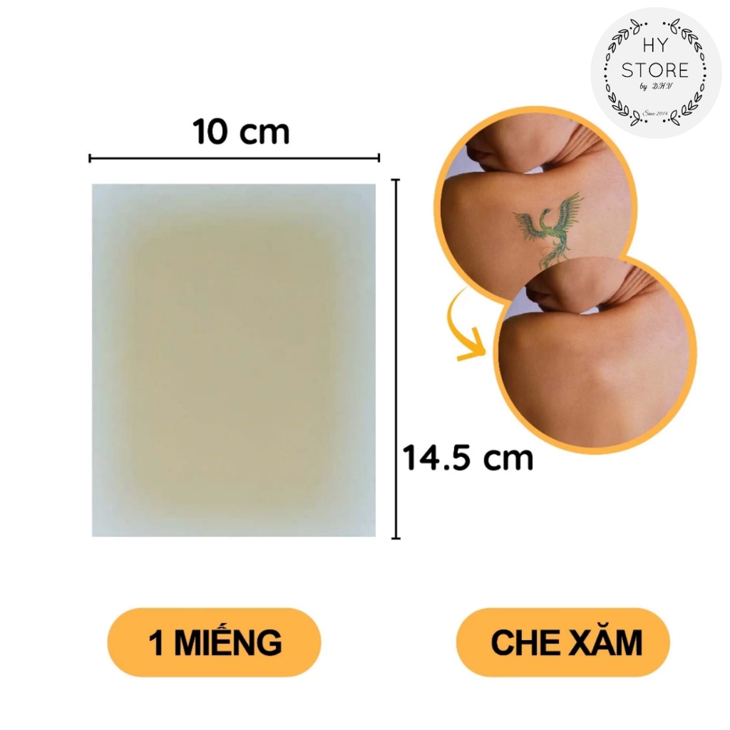 Dán che hình xăm