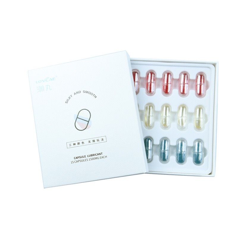 Gel bôi trơn dạng viên (Hộp 15 viên, 3 màu)