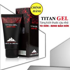 Gel titan giúp tăng kích thước cậu nhỏ