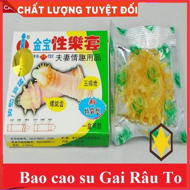 Bao cao su có gai Gold Bao