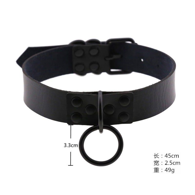 [Full đen, 2 vòng] Vòng đeo cổ chocker, cosplay, hóa trang