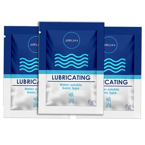 Gel bôi trơn chính hãng, gốc nước JINRUN - dạng gói 8g tiện lợi