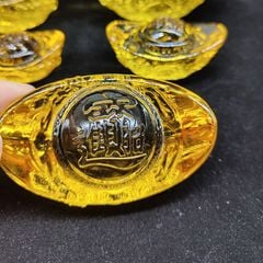 Thỏi vàng trang trí bằng thuỷ tinh, nhiều kích thước.