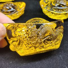 Thỏi vàng trang trí bằng thuỷ tinh, nhiều kích thước.
