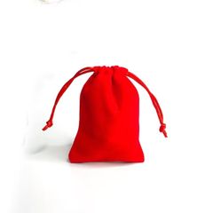 Túi vải nhun có dây rút, đựng trang sức, vật dụng cá nhân, tiện lợi.