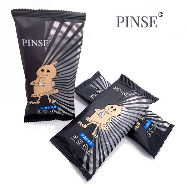 Bao cao su silicon trong suốt PINSE, có thể tái sử dụng, giúp tăng cảm giác và đôn kích thước