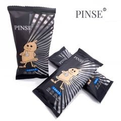 Bao cao su silicon trong suốt PINSE, có thể tái sử dụng, giúp tăng cảm giác và đôn kích thước