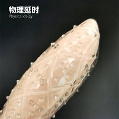 Bao cao su silicon trong suốt PINSE, có thể tái sử dụng, giúp tăng cảm giác và đôn kích thước