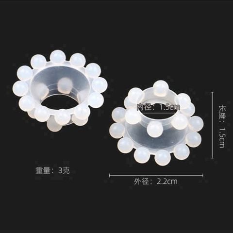 Vòng bi silicon đeo đầu khấc