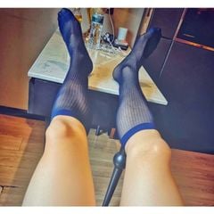 Vớ/Tất Nam công sở cổ cao, loại vải xuyên thấu, thoáng mát và sexy