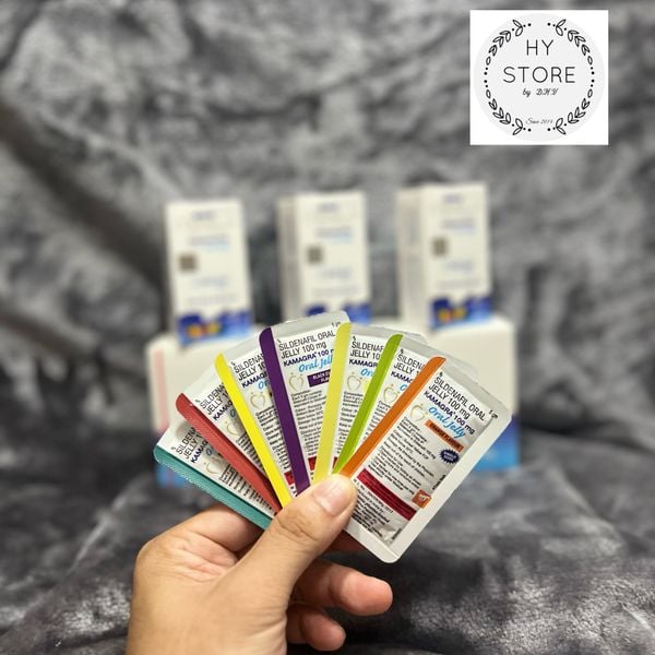 Kamagra Jelly, thuốc cường dương, hổ trợ cứng lâu, lâu ra hiệu quả 100% - Hộp fullseal 7 tuýp 7 vị.