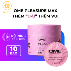 Bao Cao Su OME PLEASUREMAX 5 IN 1 - Hộp 10 cái