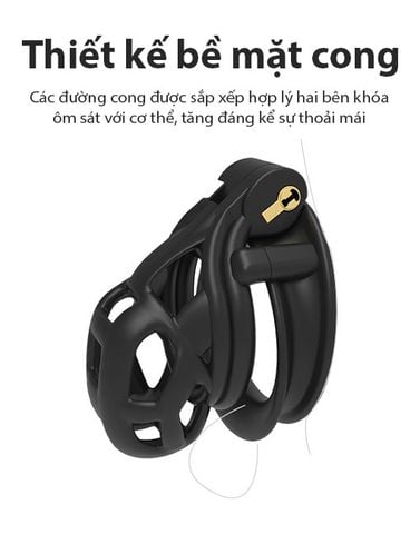 [Bản nâng cấp] Khoá Dương Vật 3D Cobra 3.0 - Thiết Kế Hiện Đại, An Toàn & Thoải Mái