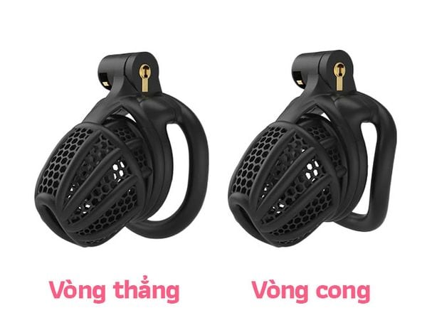 Khoá Dương Vật 3D Lồng Tổ Ong - Nhựa Cao Cấp, Thiết Kế Thoáng Khí | Hystore Việt Nam
