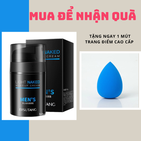 Bông mút tán kem nền hình giọt nước.[QUÀ TẶNG KÈM KHI MUA KEM CHE KHUYẾT ĐIỂM]