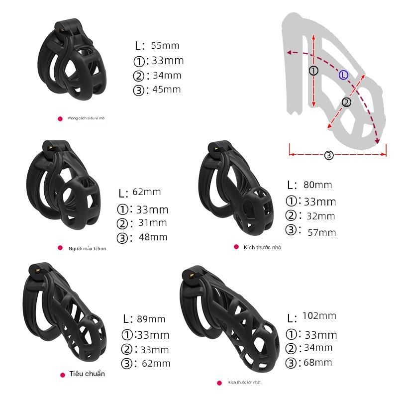 [Bản nâng cấp] Khoá Dương Vật 3D Cobra 3.0 - Thiết Kế Hiện Đại, An Toàn & Thoải Mái