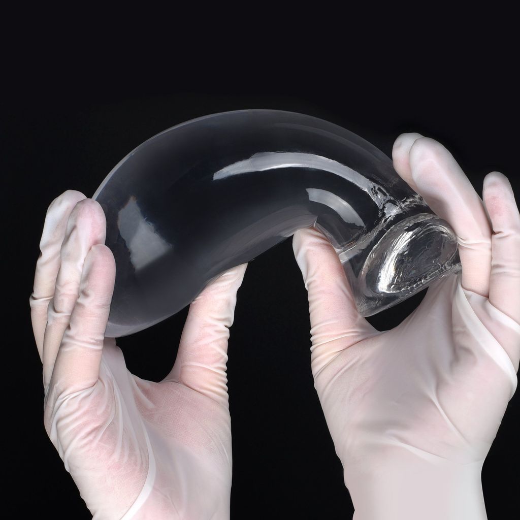 Plug silicone trứng rồng trong suốt, dùng chơi fisting