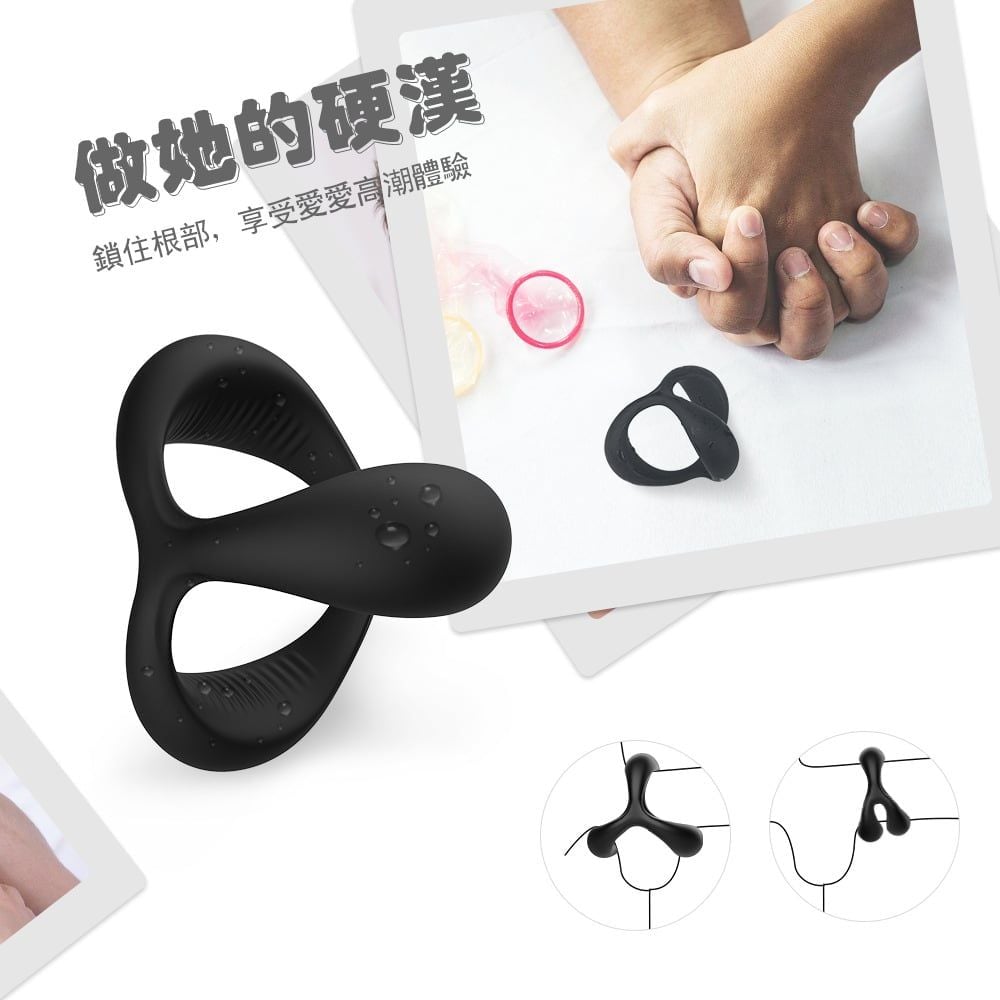 Vòng đeo dương vật bằng silicone, hỗ trợ cương lâu và lâu ra