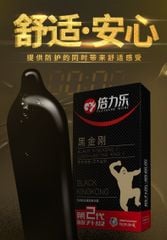 Bao cao su màu đen BLACK KINGKONG,chính hãng hộp 10 cái.