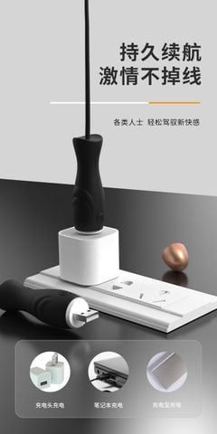 Que souding nhựa cao cấp với 10 chế độ rung, sạc bằng USB tiện lợi.