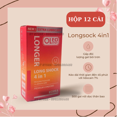 [COMBO 2 HỘP] Bao cao su Oleo 0.05 màu đỏ - Có gai