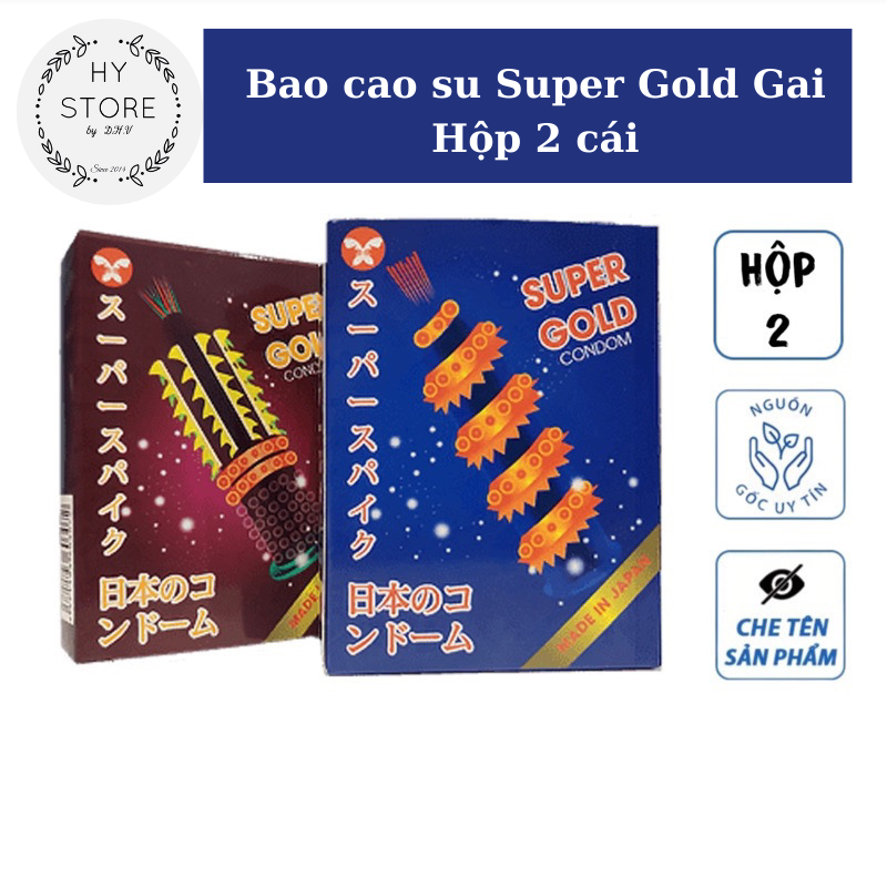 Bao cao su có gai Super Gold