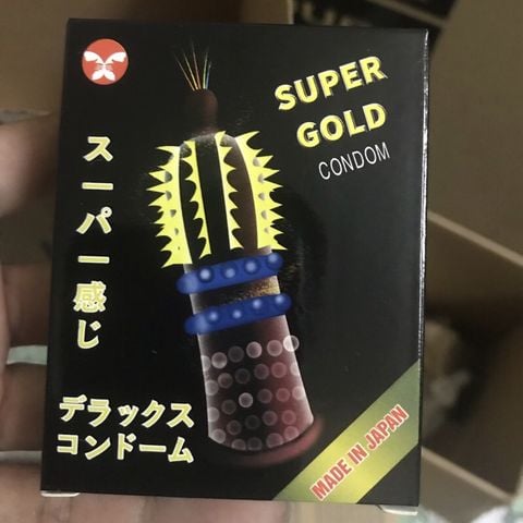 Bao cao su có gai Super Gold