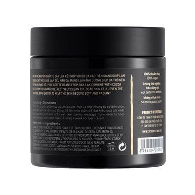 [CHÍNH HÃNG] Tẩy Da Chết Toàn Thân Cocoon Cà Phê Đắk Lắk 200ml Dak Lak Coffee Body Polish