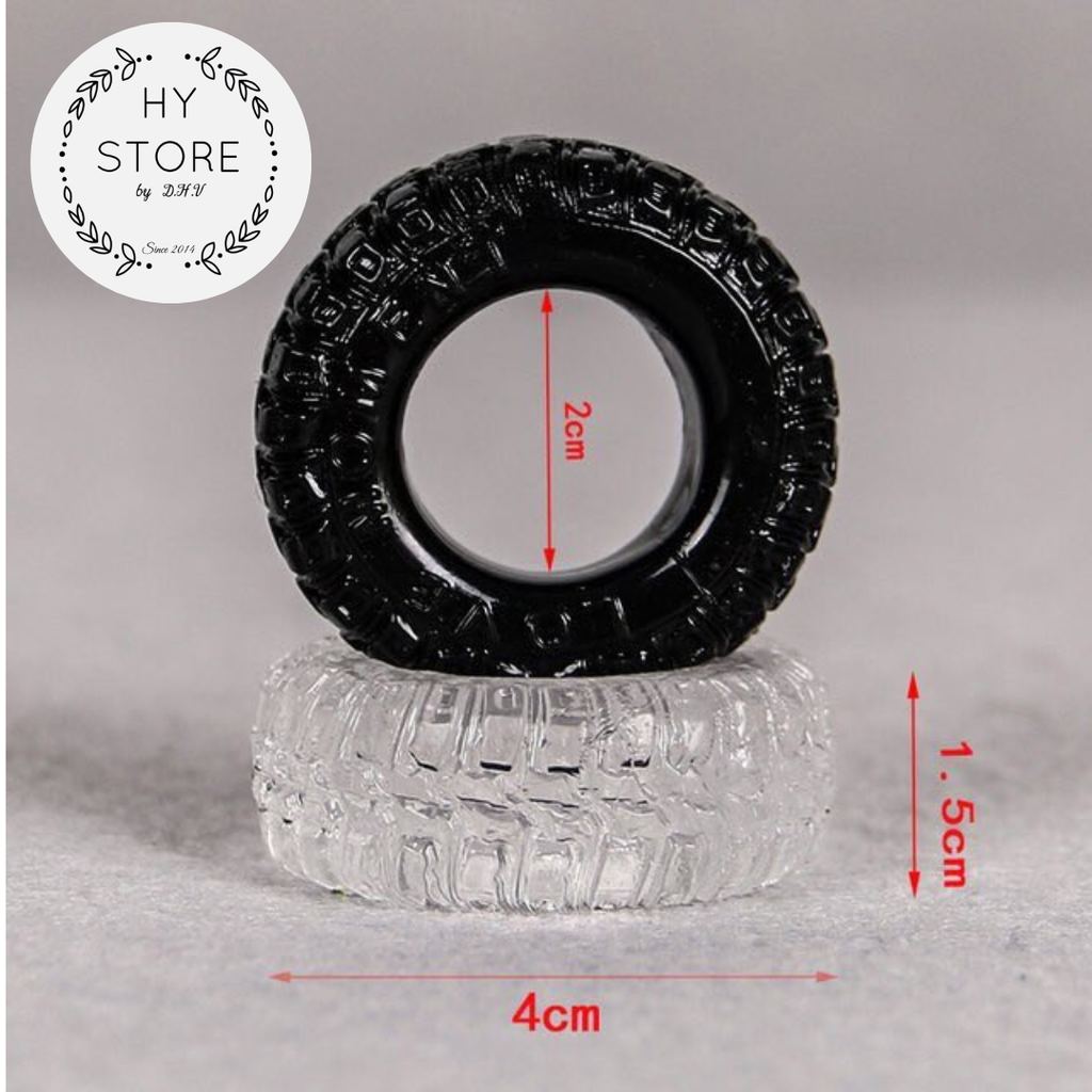 Vòng đeo dương vật, silicone hình bánh xe, bộ 2 cái