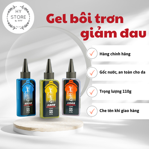 Gel bôi trơn giảm đau, chuyên dùng cho 
