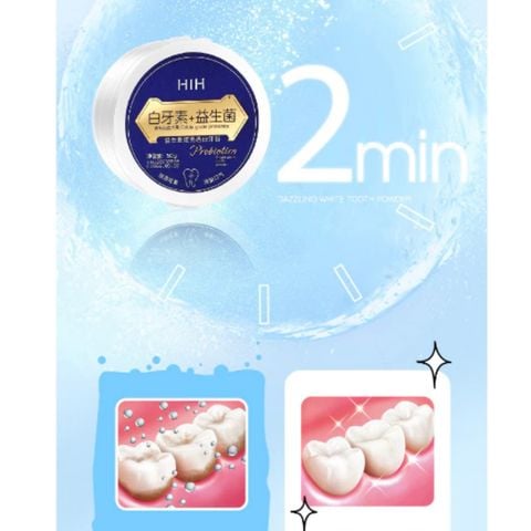 Bột trắng răng, thơm miệng sau 7 ngày