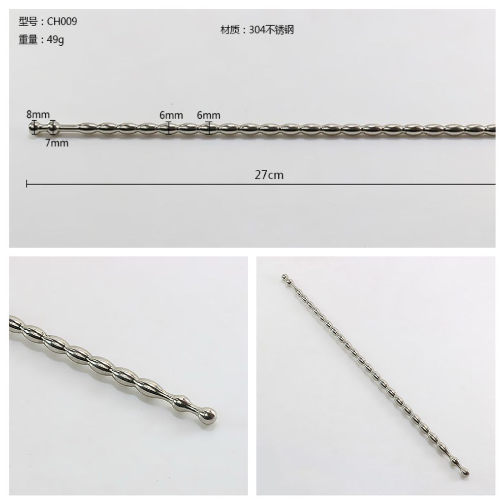 Que sounding, thông tiểu inox 27*6
