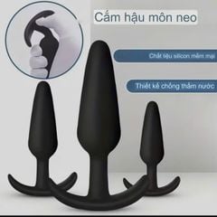 [Set 3 cái] Phích cắm hậu môn silicone