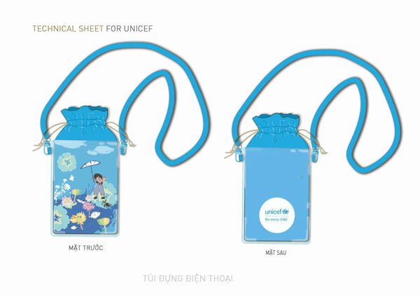 Series UNICEF Tò He - Túi đựng điện thoại