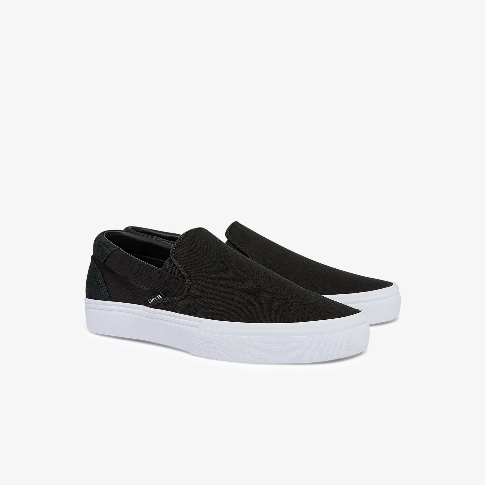 Giày Thể Thao Lacoste Nam Jump Serve Dáng Slip On Chất Liệu Canvas