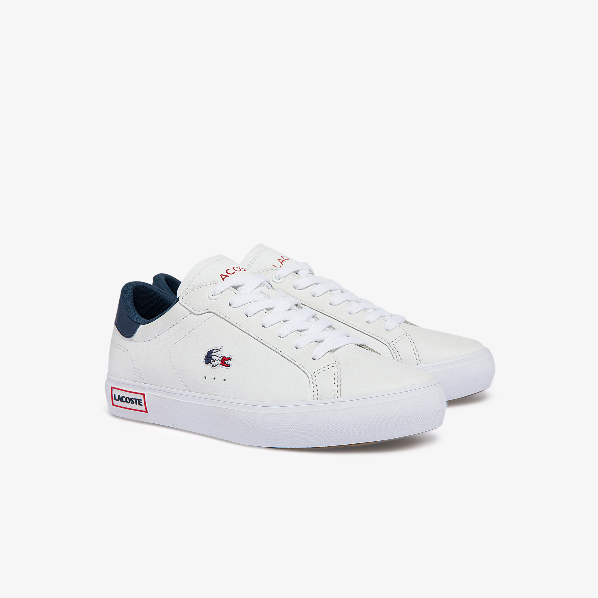 Giày Lacoste Nữ Powercourt Chất Liệu Da