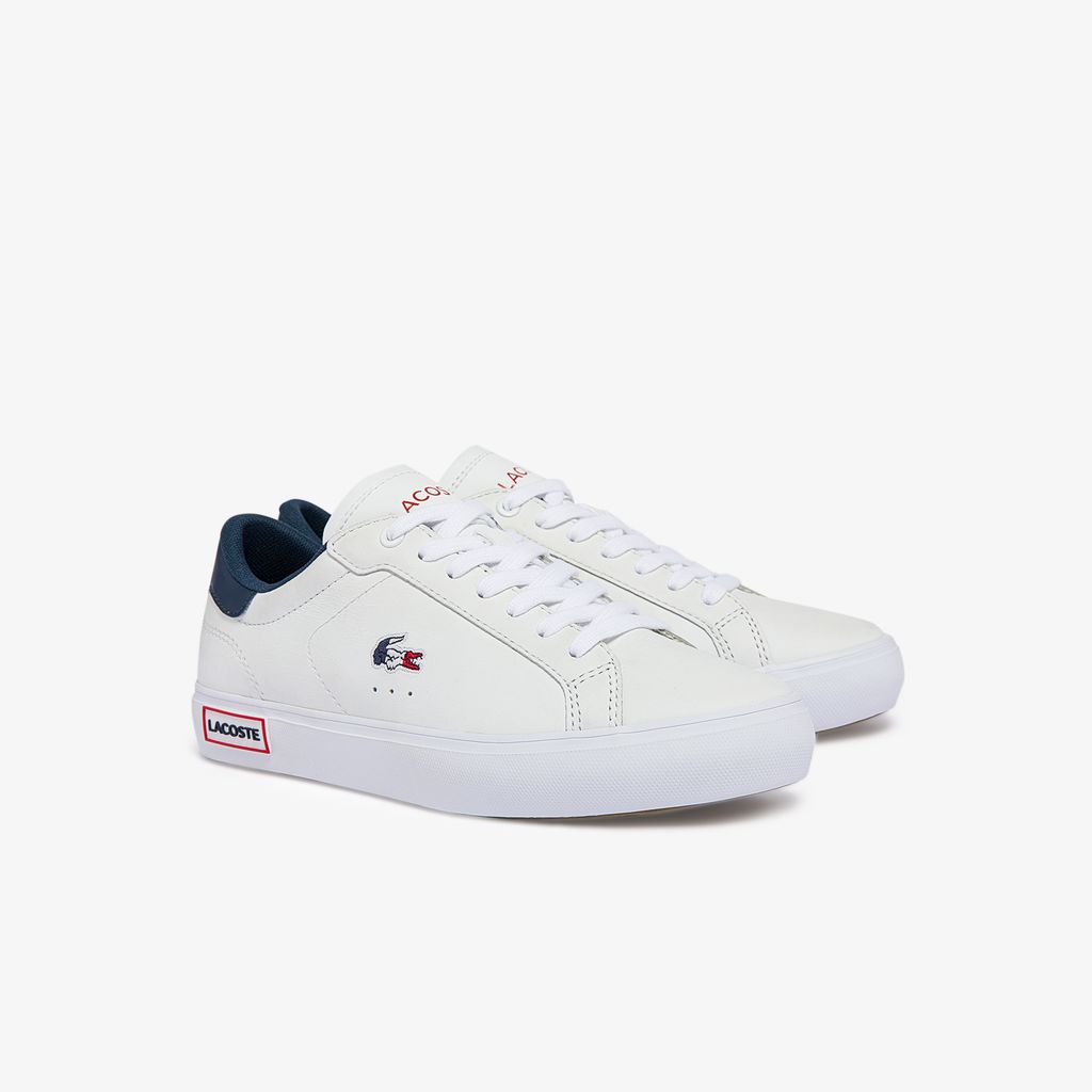 Giày Lacoste Nữ Powercourt Chất Liệu Da