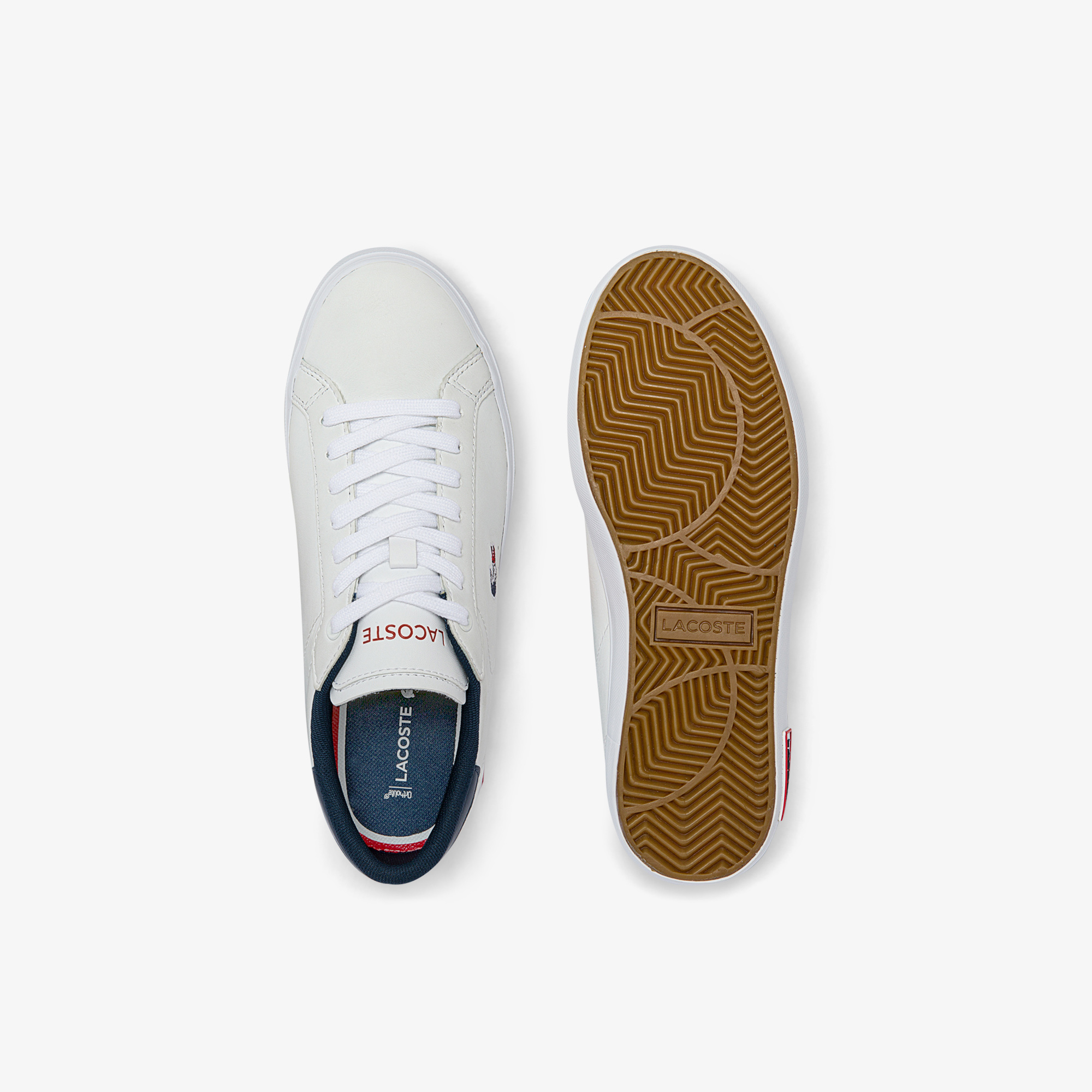 Giày Lacoste Nữ Powercourt Chất Liệu Da