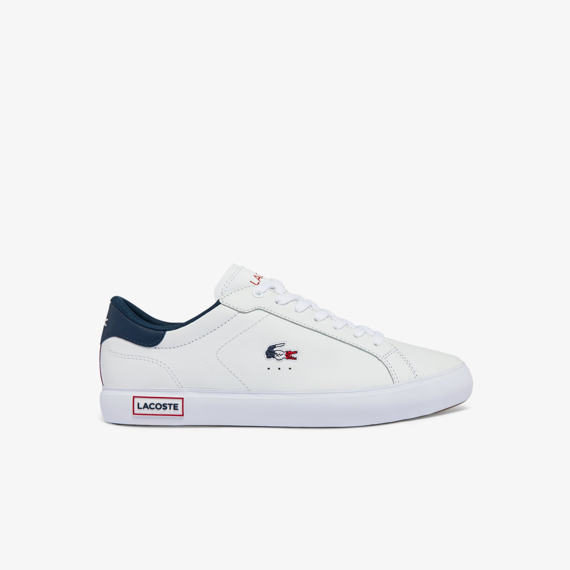 Giày Lacoste Nam Powercourt Chất Liệu Da
