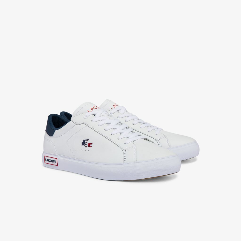 Giày Lacoste Nam Powercourt Chất Liệu Da