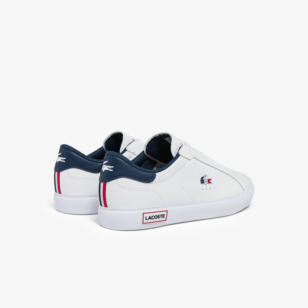 Giày Lacoste Nam Powercourt Chất Liệu Da