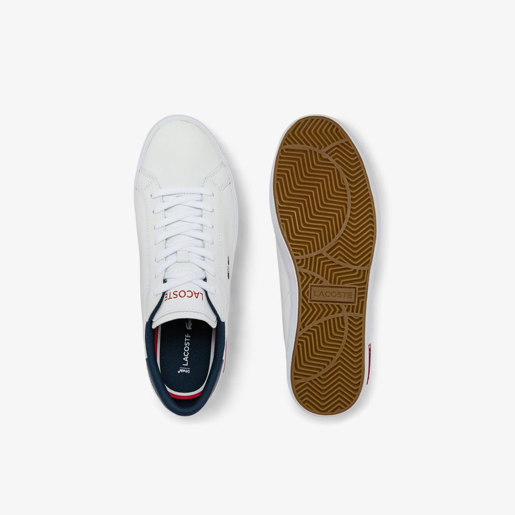 Giày Lacoste Nam Powercourt Chất Liệu Da
