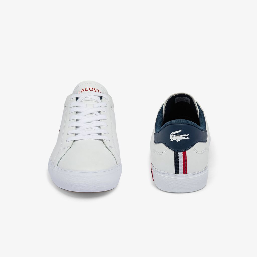 Giày Lacoste Nam Powercourt Chất Liệu Da