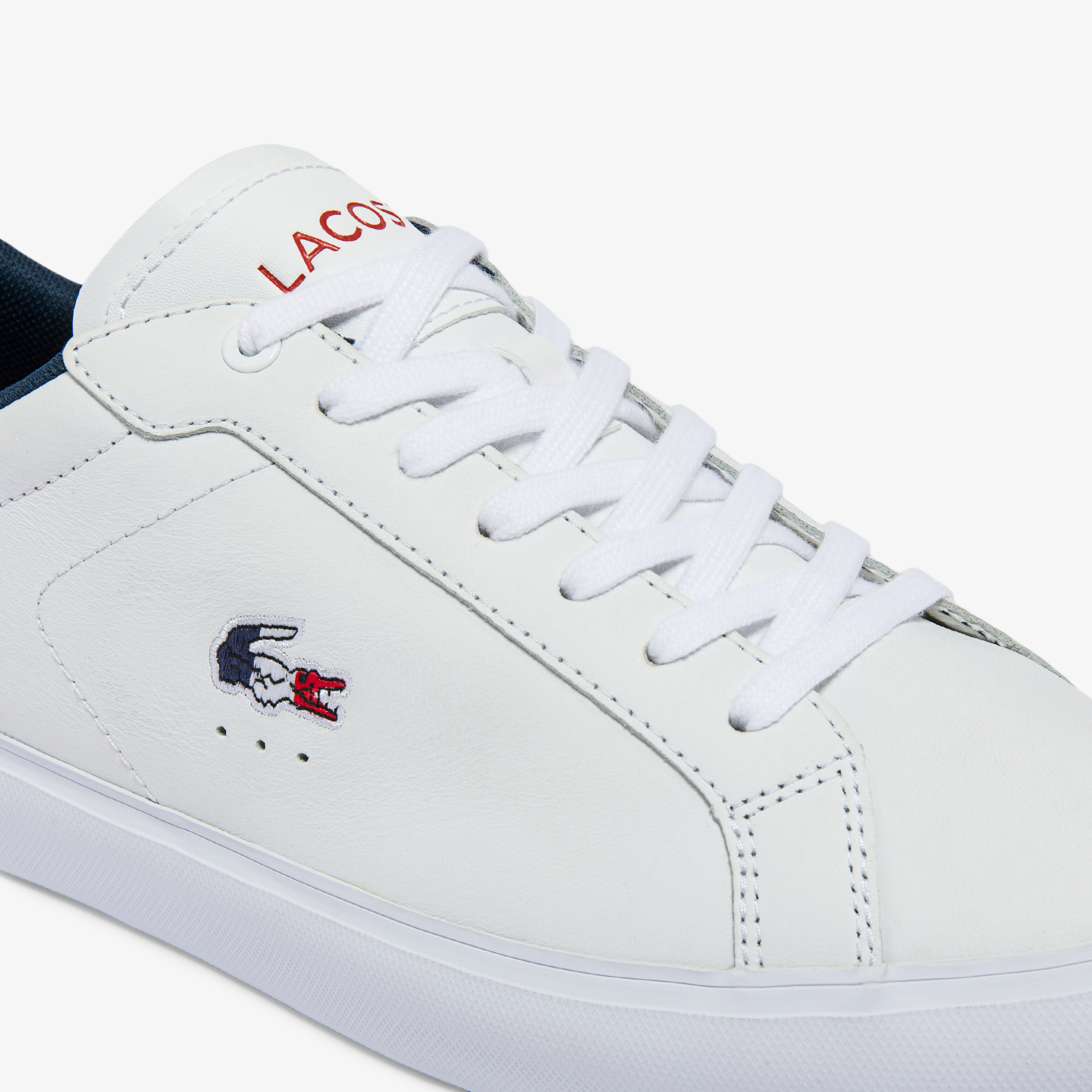 Giày Lacoste Nam Powercourt Chất Liệu Da