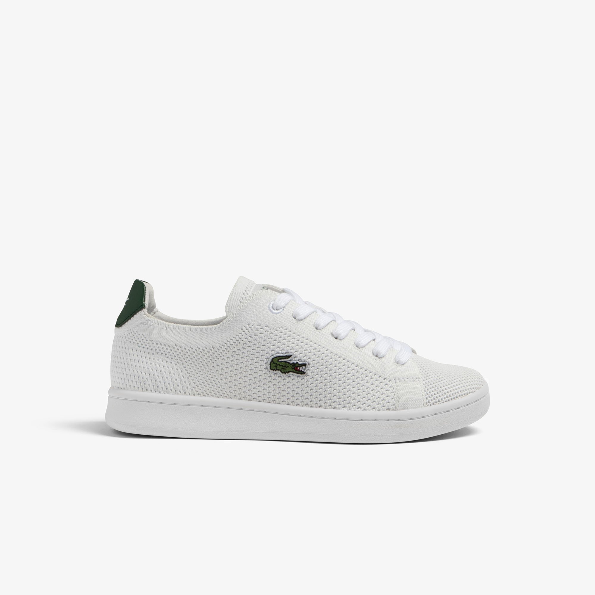 Giày Thể Thao Lacoste Nữ Carnaby Đế Cao Chất Liệu Piqué Vải