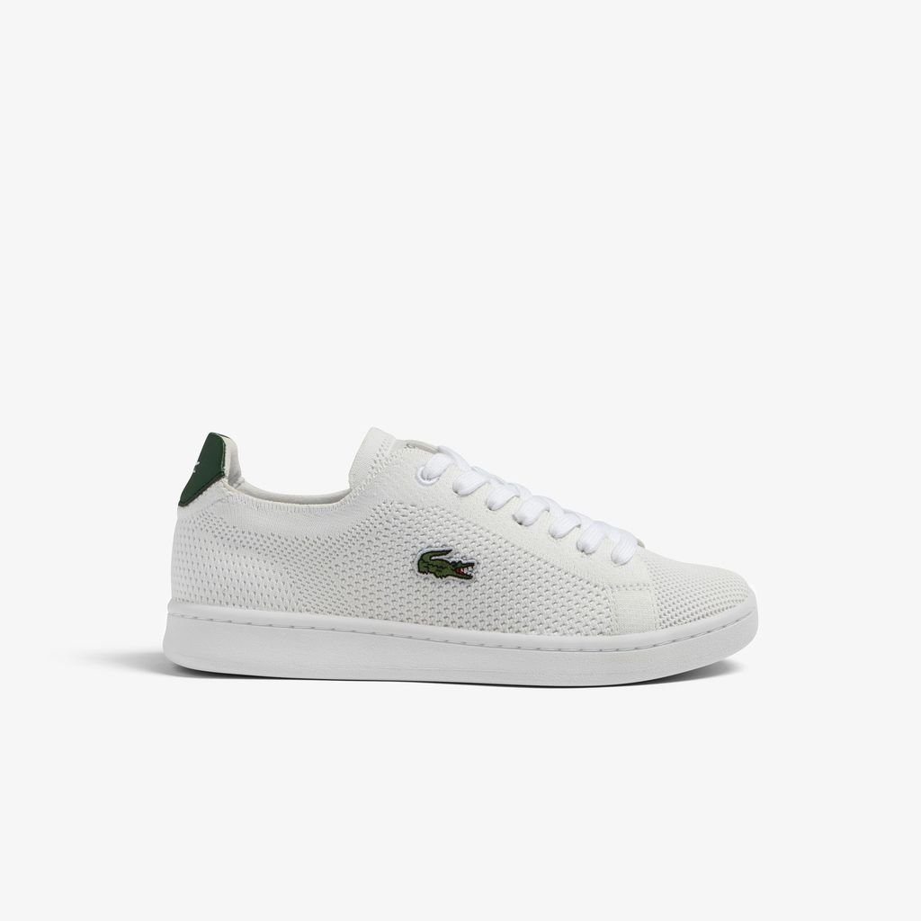 Giày Thể Thao Lacoste Nữ Carnaby Đế Cao Chất Liệu Piqué Vải