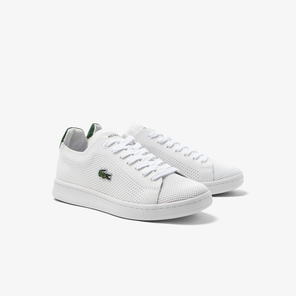 Giày Thể Thao Lacoste Nữ Carnaby Đế Cao Chất Liệu Piqué Vải
