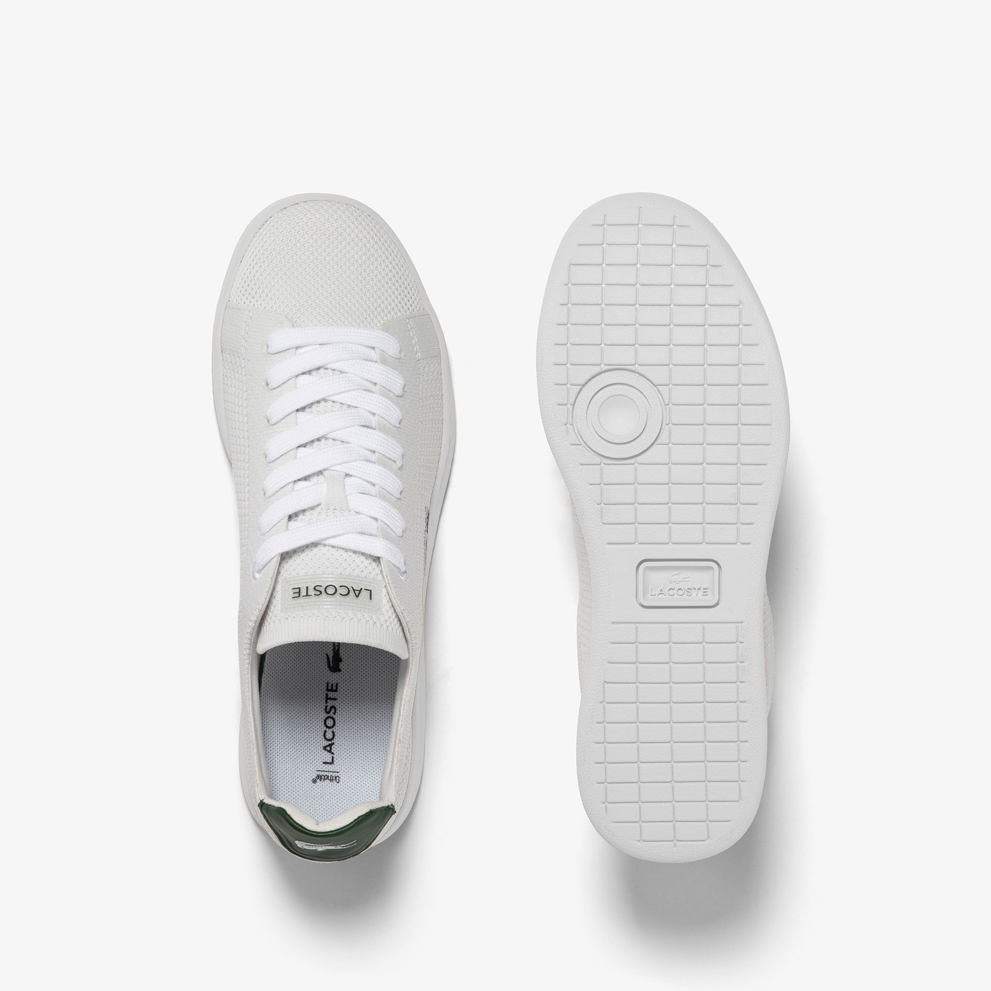 Giày Thể Thao Lacoste Nữ Carnaby Đế Cao Chất Liệu Piqué Vải